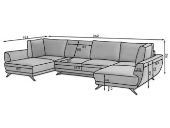 Krásu, eleganciu a množstvo priestoru so sebou prináša rohová sedačka U s rozkladom a úložným priestorom LIVA U L/P. Čistá línia a elegantný dizajn v prevedení svetloružová sa bude vynímať v otvorenom priestore v srdci Vášho domova. Liva sa ľahko rozkladá pomocou automatickému mechanizmu, vďaka…