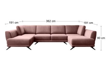 Krásu, eleganciu a množstvo priestoru so sebou prináša rohová sedačka U s rozkladom a úložným priestorom LIVA U L/P. Čistá línia a elegantný dizajn v prevedení tmavoružová sa bude vynímať v otvorenom priestore v srdci Vášho domova. Liva sa ľahko rozkladá pomocou automatickému mechanizmu, vďaka…