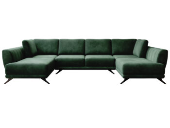 Krásu, eleganciu a množstvo priestoru so sebou prináša rohová sedačka U s rozkladom a úložným priestorom LIVA U L/P. Čistá línia a elegantný dizajn v prevedení tmavozelená sa bude vynímať v otvorenom priestore v srdci Vášho domova. Liva sa ľahko rozkladá pomocou automatickému mechanizmu, vďaka…