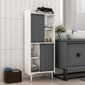 Skrinka LONDON – Elegantné úložné riešenie pre vašu obývaciu izbuSkrinka LONDON je skvelým doplnkom do modernej obývacej izby, ktorá kombinuje štýlový dizajn s praktickým úložným priestorom. Vďaka kombinácii skrinky a regálku ponúka dostatok miesta na usporiadanie vašich kníh, dekorácií či ďalších predmetov.Vyrobená z kvalitného LTD materiálu s hrúbkou 18 mm, skrinka LONDON zaručuje pevnosť a dlhú životnosť. Jej rozmery 132 x 53.4 x 29.6 cm umožňujú efektívne využitie priestoru, zatiaľ čo kovové úchytky dodávajú moderný a elegantný vzhľad.Hlavné vlastnosti:Materiál: LTDRozmer: 132 x 53.4 x 29.6 cmVybavenie: Skrinka a regálikPočet dvierok: 2Počet políc: 2Úchytky: KovovéHrúbka materiálu: 18 mmDodatočné informácie: Dodávame v demonte, plastové nožičkyFarba: Antracit + bielaSkrinka LONDON je dodávaná v demontovanom stave s jednoduchým návodom na zostavenie. Vďaka plastovým nožičkám je stabilný a zároveň chráni podlahu pred poškriabaním. Kombinácia antracitovej a bielej farby dodáva obývačke moderný a svieži vzhľad. Tento kus nábytku je ideálny pre všetkých, ktorí hľadajú praktické a štýlové riešenie pre svoj domov.