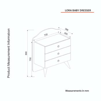 Komoda LORAPredstavujeme vám elegantnú a praktickú komodu LORA, ktorá je navrhnutá tak, aby sa dokonale hodila do vašej obývačky. Táto komoda ponúka nielen moderný dizajn, ale aj dostatok úložného priestoru pre vaše potreby.Špecifikácia produktu:Typ tovaru: KomodaVhodné do miestnosti: Obývacia izbaMateriál: LTDRozmer: 72 x 89 x 38,6 cmFarba: BielaVybavenie: 3 zásuvkyHrúbka materiálu: 18 mmDodatočné informácie: Dodávame v demonte.Komoda LORA sa vyznačuje elegantným bielym prevedením, ktoré ľahko zapadne do akéhokoľvek interiéru. S tromi priestrannými zásuvkami poskytuje dostatok úložného priestoru pre vaše veci, čo vám pomôže udržať vašu obývaciu izbu usporiadanú a čistú.Vďaka materiálu LTD s hrúbkou 18 mm je táto komoda robustná a odolná, čo zaručuje jej dlhú životnosť. Komodu dodávame v demonte, takže si môžete užiť radosť z jej ľahkého zostavenia.Vylepšite svoju obývaciu izbu s komodou LORA a pridajte do svojho domova kus nábytku, ktorý je nielen štýlový, ale aj praktický. Objednajte si ju ešte dnes a doprajte si elegantné a funkčné úložné riešenie.