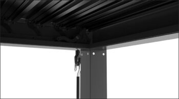 Užívajte si pohodovú atmosféru teplých slnečných dní vo Vašej záhrade, ukrytí v príjemnom chládku pod jedinečnou hliníkovou pergolou LOTAN 300x400 cm. Pretvorte Vašu záhradu na jedinečné miesto s príjemným prostredím, ktorú bude dokonale zdobiť táto praktická pergola. Nohy pergoly sú…