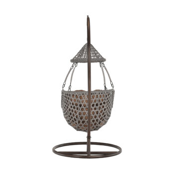 Objavte pohodlie a štýl s závesným hojdacím kreslom Luanda v elegantnej kombinácii hnedých a sivohnedých odtieňov. Toto moderné kreslo je ideálne pre všetky vekové kategórie a je určené na použitie v interiéri aj exteriéri, čo z neho robí univerzálny doplnok do vášho domova…