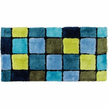 Koberec LUDVIG 80x150 cm ocenia predovšetkým tí, ktorí často chodia bosí. Je príjemný na dotyk, preto sa budú vaše chodidlá cítiť ako v bavlnke. Vyrobený je zo 100% polyesteru. Kombinácia svetlomodrej, tmavomodrej, zelenej a tyrkysovej bude prvé, čo si po vstupe do miestnosti všimnete. Geometrický…