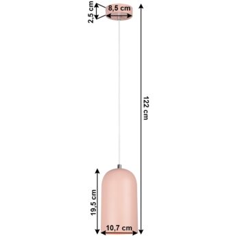 Predstavujeme vám modernú visiacu lampu Luken v elegantnej ružovej farbe, ktorá sa stane štýlovým doplnkom vášho interiéru. Táto lampa je ideálnym riešením pre tých, ktorí hľadajú kombináciu funkčnosti a estetického vzhľadu. Vďaka svojmu nepravidelnému tvaru a svetlej farebnosti dodá každému…