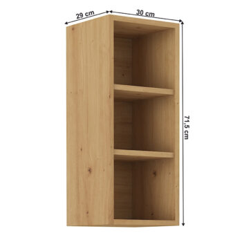 Predstavujeme vám hornú kuchynskú skrinku Lula 30 G-72 OTW v elegantnom prevedení dub artisan, ktorá je ideálnym riešením pre moderné kuchyne. Táto skrinka od značky KONDELA ponúka nielen praktické úložné priestory, ale aj štýlový dizajn, ktorý sa hodí do každého…