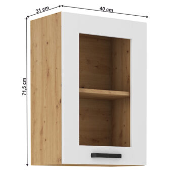 Predstavujeme vám hornú kuchynskú skrinku Lula 40 GS-72 1F, ktorá je ideálnym riešením pre moderné kuchyne. Táto skrinka v elegantnom prevedení biela/dub artisan kombinuje funkčnosť s estetickým vzhľadom, čím prispieva k vytvoreniu príjemného a štýlového prostredia vo vašej…