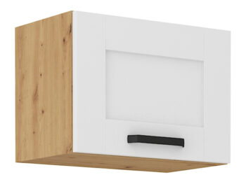 Predstavujeme vám hornú kuchynskú skrinku Lula 50 GU-36 1F, ktorá je ideálnym riešením pre moderné kuchyne. Táto skrinka v elegantnom prevedení biela/dub artisan prinesie do vášho interiéru svieži a štýlový vzhľad. S rozmermi šírka 50 cm, výška 36 cm a hĺbka 31 cm ponúka…