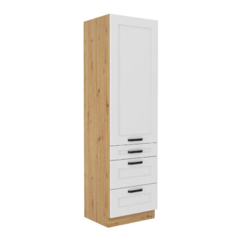 Potravinová skriňa Lula 60 DKS-210 3S 1F v elegantnom prevedení biela/dub artisan je ideálnym riešením pre vašu kuchyňu alebo jedáleň. Táto moderná skriňa od značky KONDELA ponúka praktické úložné priestory, ktoré sú nevyhnutné pre organizáciu vašich potravín a kuchynských…