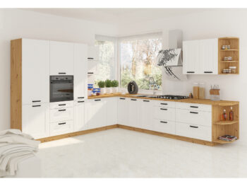 Potravinová skriňa Lula 60 DKS-210 3S 1F v elegantnom prevedení biela/dub artisan je ideálnym riešením pre vašu kuchyňu alebo jedáleň. Táto moderná skriňa od značky KONDELA ponúka praktické úložné priestory, ktoré sú nevyhnutné pre organizáciu vašich potravín a kuchynských…