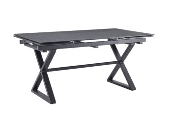 Rozkladací jedálenský stôl Luxol 160/240 v elegantnej kombinácii farieb sivá, betón a čierna je ideálnym riešením pre moderné interiéry. Tento stôl značky KONDELA ponúka nielen štýlový vzhľad, ale aj praktickosť vďaka svojej rozkladacej funkcii, ktorá umožňuje zväčšiť jeho šírku…