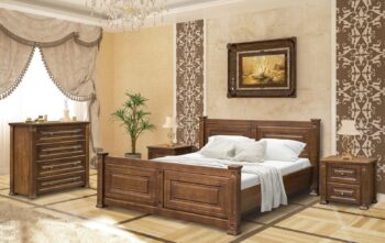 Zariaďte si svoju spálňu luxusne a prepychovo s masívnym nábytkom z dubového dreva s kolekciou LUXURY.Dominantou spálne sa určite stane priestranná manželská posteľ LUXURY vo farebnom prevedení orech, ktorá vytvorí atmosféru útulnosti. Súčasťou postele je rošt, matrac je potrebné dokúpiť v rozmere 160 x 200 cm alebo 2x 80x200 cm.Rozmery postele (ŠxVxH) : 178 x 97 x 220 cm.Dodávame v demonte. 