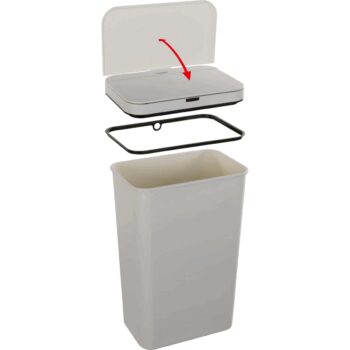 Lamart LT8109 Bezdotykový kôš Sensor 50 l, krémová