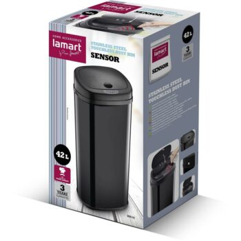 Lamart LT8112 Bezdotykový kôš Sensor 42 l, čierna, 42 l