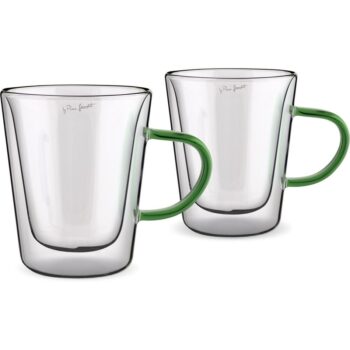 Lamart LT9118 2-dielna súprava pohárov Tea Vaso, 300 ml, zelená