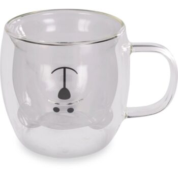 Lamart LT9125 2-dielna sada pohárov Bear Vaso, 250 ml, číra