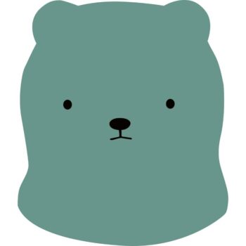 Lamart LT9127 2-dielna súprava pohárov Bear Vaso, 250 ml, zelená