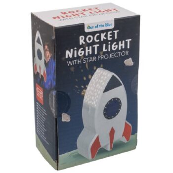Lampička s hviezdnym projektorom Raketa