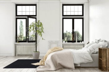 Lano, Kusový koberec Nano Smart 800 čierny, 140x200, čierna, chodba / predsieň