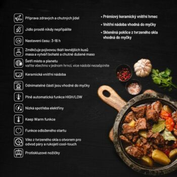 Lauben Hrniec na pomalé varenie Slow Cooker 3500SB​