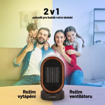 Lauben Stolný ventilátor Desk 2v1 600BB