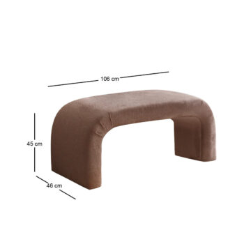 Lavica Nu Bench Brown
