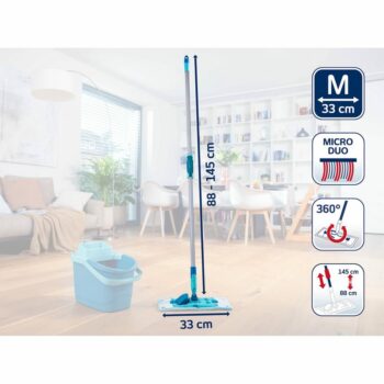 Leifheit Mop PowerClean M micro duo s teleskopickou tyčou 55512