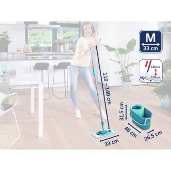 Leifheit Set Clean Twist M Ergo + náhrada Static Plus ZADARMO