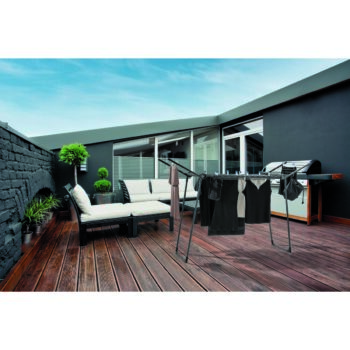 Leifheit Sušiak na bielizeň PEGASUS 150 Solid Slim Black