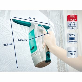 Leifheit Window Cleaner vysávač na okná 51003 + tyč 43 cm + mop na okná