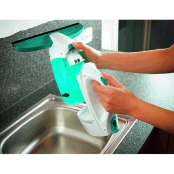 Leifheit vysávač na okná Window Cleaner s mopom a 43 cm tyčou + sacia hubica 17 cm - čierna 51016