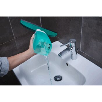 Leifheit vysávač na okná Window Cleaner s mopom a 43 cm tyčou + sacia hubica 17 cm - čierna 51016