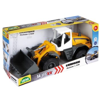Lena Auto Nakladač Worxx plast 49cm 1:15 v krabici Liebherr L538 04612