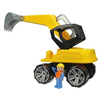 Lena Auto Truxx bager s figúrkou plast 44cm 24m + 04401
