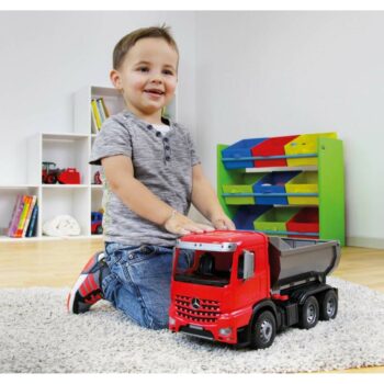 Lena Auto sklápač Worxx plast 46cm 1:15 v krabici Mercedes Arocs 04610