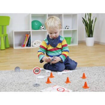 Lena Dopravné značky plast 16cm 17ks vo vrecku 2+ 04440