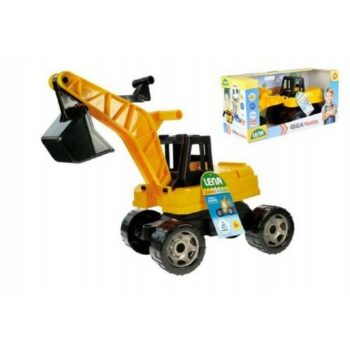 Lena Giga Trucks Bager žlto-čierna, 70 cm