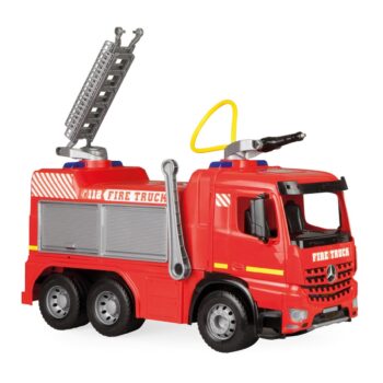 Lena Mercedes auto hasiči plast 65cm strieka vodu nádržka 1,5l v krabici 71x40x28cm 02158