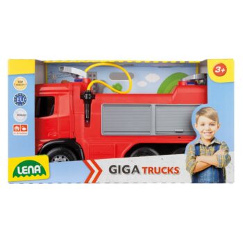 Lena Mercedes auto hasiči plast 65cm strieka vodu nádržka 1,5l v krabici 71x40x28cm 02158