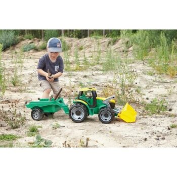 Lena Traktor s lyžicou 60cm a prívesom 45cm plast v krabici