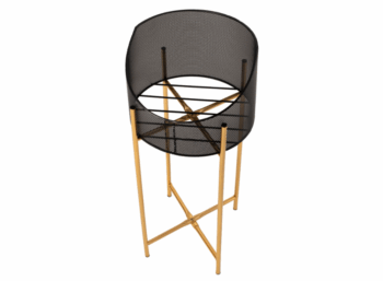 Loftový stojan na kvety 66 cm