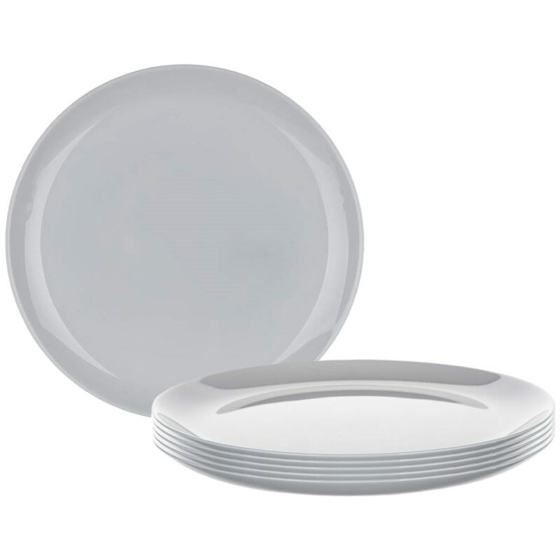 Luminarc Tanier plytký DIWALI 25 cm, 6 ks, sivá Luminarc Tanier plytký DIWALI 25 cm, 6 ks, sivá