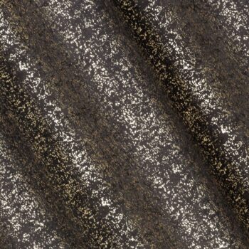 Luxusné čierne závesy so zlatou potlačou Dĺžka: 270 cm