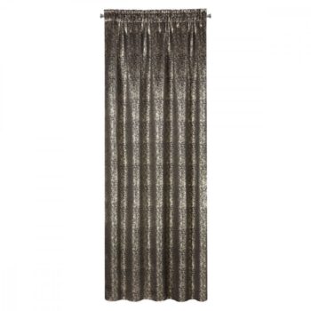 Luxusné čierne závesy so zlatou potlačou Dĺžka: 270 cm