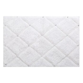 Luxusný koberec CHIC s kryštálmi - biely Šírka: 60 cm | Dĺžka: 90 cm