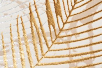 Luxusný koberec s listami Golden Šírka: 80 cm | Dĺžka: 150 cm