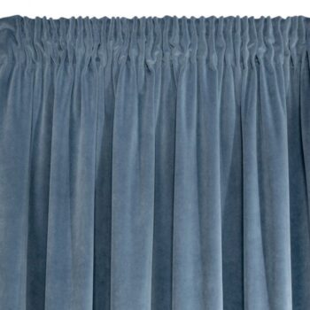 Luxusný modrý záves velvet 140 x 270 cm