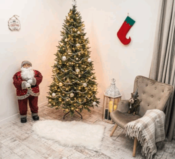 Luxusný umelý vianočný stromček borovica 180 cm