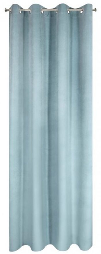 Luxusný zatemňovací záves do spálne tyrkysovej farby 140 x 250 cm