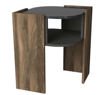 MABEL - Luxusný príručný stolík pre vašu obývaciu izbuPredstavujeme vám MABEL - elegantný a luxusný príručný stolík, ktorý je dokonalým doplnkom pre vašu obývaciu izbu. Tento stolík je vyrobený z kvalitného LTD materiálu a vyniká kombináciou orecha a mramoru, čo mu dodáva sofistikovaný a príťažlivý vzhľad.Typ tovaru: Príručný stolíkMateriál: LTDRozmer: 22 x 60 x 22 cmFarba: Orech + mramorVybavenie: Odkladacie policeŠtýl: LuxusnéTvar: ŠtvorcovýHrúbka materiálu: 18 mmDodatočné informácie: Dodávame v demonteStolík MABEL sa pýši svojim luxusným dizajnom a štvorcovým tvarom, ktorý je nielen praktický, ale aj esteticky atraktívny. Vďaka odkladacej polici ponúka dostatok priestoru pre vaše knihy, časopisy či dekorácie. Robustný LTD materiál s hrúbkou 18 mm zaisťuje dlhú životnosť a pevnosť tohto stolíka.Objednajte si príručný stolík MABEL ešte dnes a pridajte do svojej obývačky štýlový a funkčný nábytok, ktorý zaujme každého návštevníka. Dodávame v demonte, čo umožňuje jednoduchú prepravu a jednoduchú montáž.